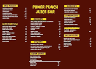 Power Punch Juice Bar menu 1