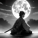 Anime Demon Slashing Blade