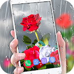 Cover Image of ダウンロード Rose Live Wallpaper 2019 with Waterdrops 1.9 APK