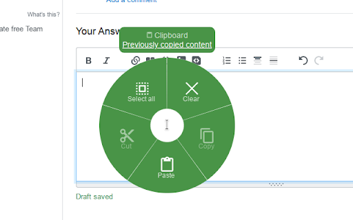 Circle Mouse Gestures (pie menu)