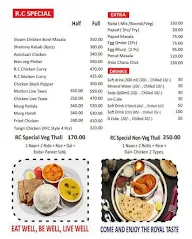 Raja Chicken menu 1