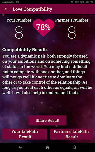 Calculate Love Compatibility by Numerology