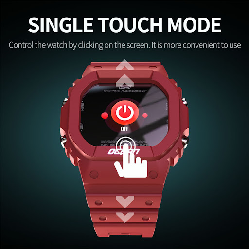 Title 1, Smart Watch Heart Rate Meter Step Blood Pressur...