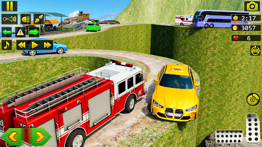 Mountain Taxi Driving Car Game