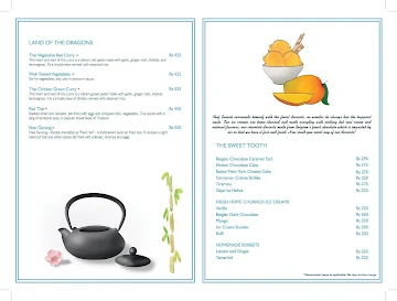 Blueline - The Promenade menu 