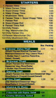 Brijwasi Veg Restaurant menu 5