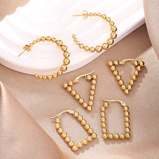 Title 4, Womens Fashion Retro Geometric Ear Studs. Enha...