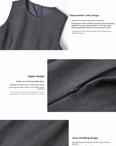 Title 5, Fashionable High-grade Waist Slimming Hepburn S...