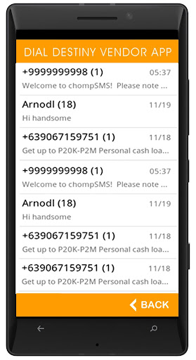 Dial Destiny - Vendor App