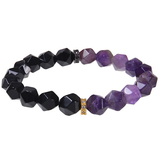 Title 4, Natural Cut Surface Tiger-eye Bracelet for prot...