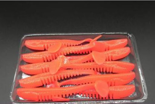 Title 7, Luya Soft Bait T-tail Shrimp Type Black Pit War...