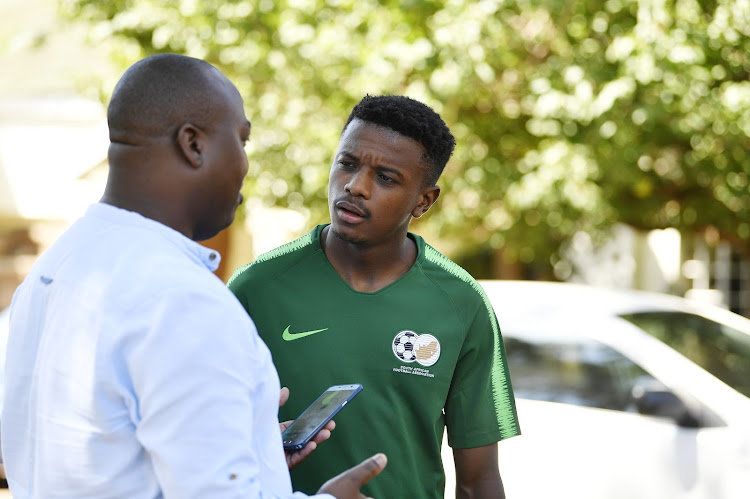 Teboho Mokoena of Supersport United FC (SA) during the South African national U23 media open day at Fun Valley on March 19, 2019 in Johannesburg, South Africa.