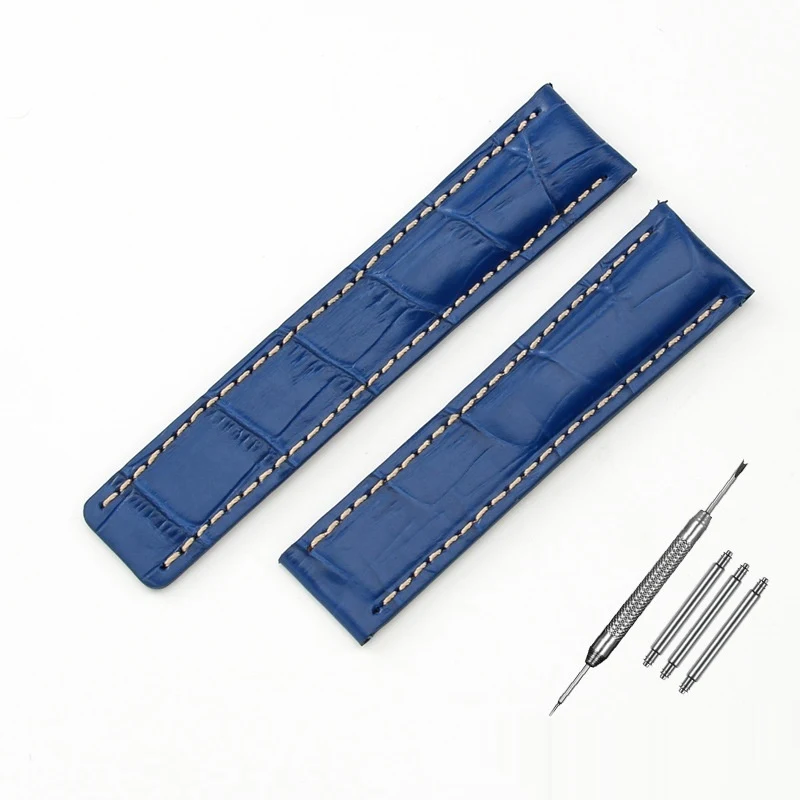Title 2, Bracelet de montre en cuir de vachette grain ba...