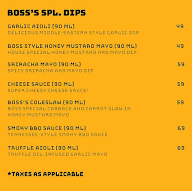 Boss Burger menu 7