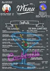 The Burger Barn Cafe menu 2