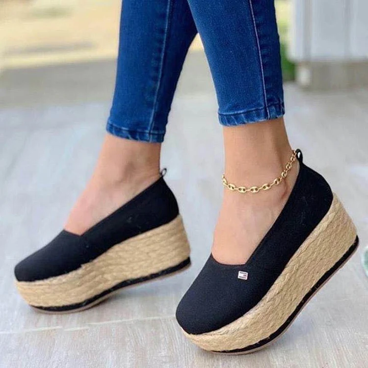 Title 4, Nouvelles chaussures en toile à plateforme, le ...
