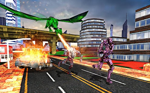 How to install Dragon Robot Transform War Futuristic Robot Battle lastet apk for bluestacks