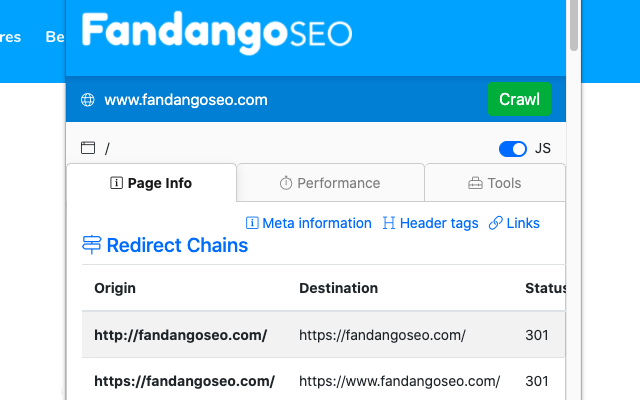 FandangoSEO Extension Preview image 2