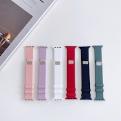 Dây Đeo Silicone 2022 Cho Đồng Hồ Apple Watch 49Mm 45Mm 41Mm 44Mm 42Mm I - Watch 40Mm 38Mm Ultra 8 7 3 5 6 Se