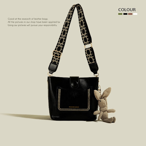Title 1, Womens Bucket Bag Large Capacity Woven Wide Sh...