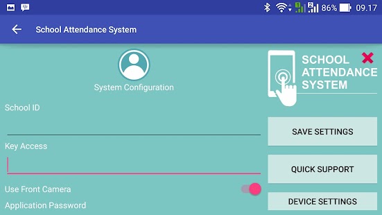 School Attendance System - náhled