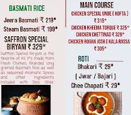 Saffron Kitchen Foods menu 1