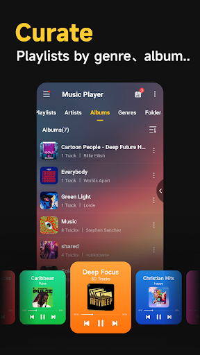 Screenshot Music Player with Equalizer