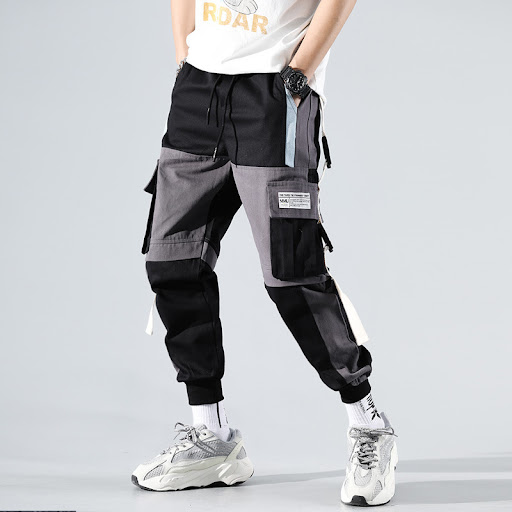 Title 4, Trendy All-Match Loose White Pants For Men. Exp...