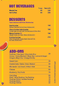 The Yellow Straw menu 4