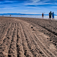 passeggiata sulla sabbia di 