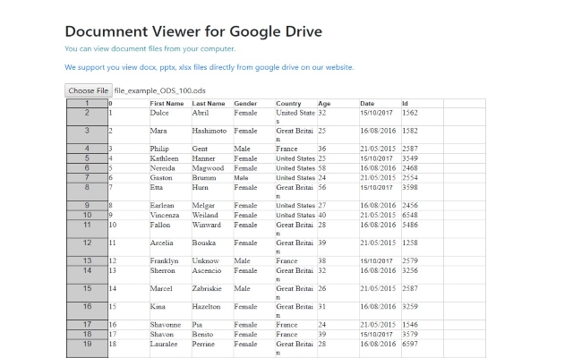 Document Viewer สำหรับ Google Drive