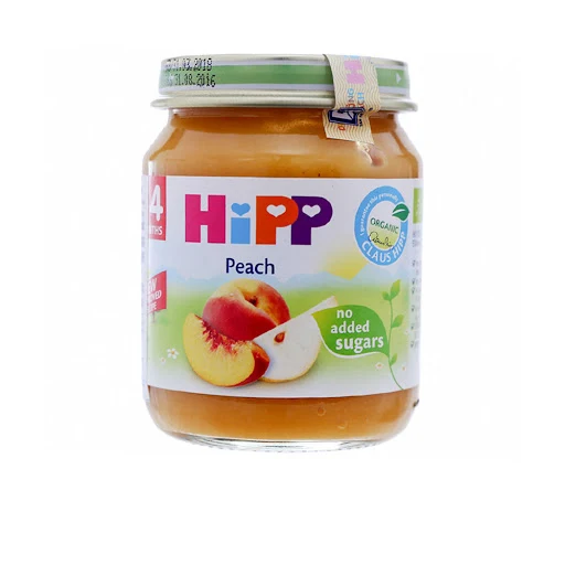 Dinh Dưỡng Đóng Lọ HiPP Organic - Đào tây 125g