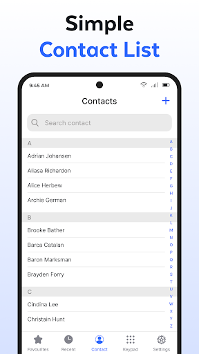 Screenshot Contacts