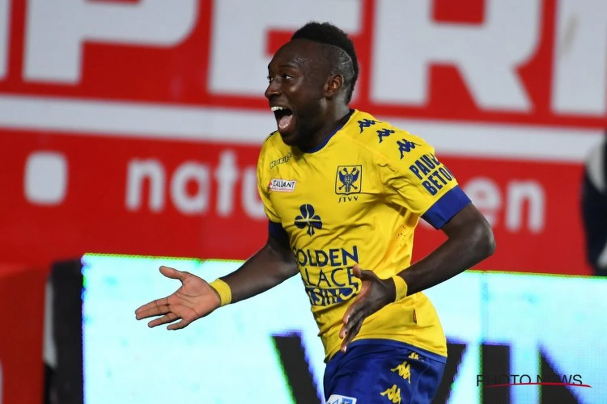 Yohan Boli, meilleur buteur de Saint-Trond mais second choix