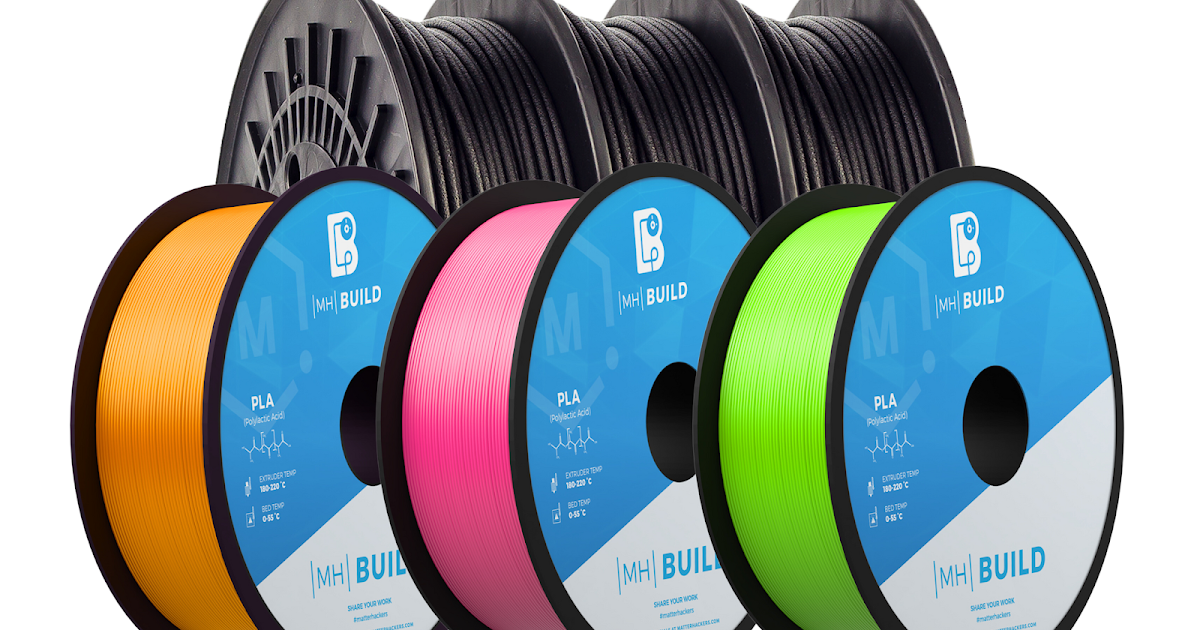 MakerBot 1.75mm PLA Filament (Small Spool, 10-Pack)