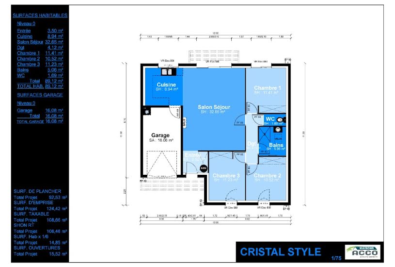  Vente Terrain + Maison - Terrain : 328m² - Maison : 90m² à Châtelaillon-Plage (17340) 