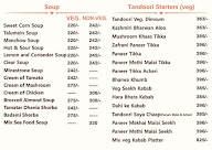 Chawlas 2 Since 1960 menu 1