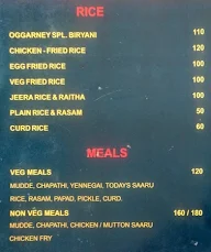 Oggarney menu 1