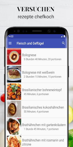 Fleisch und Geflügel rezepte app kostenlos offline