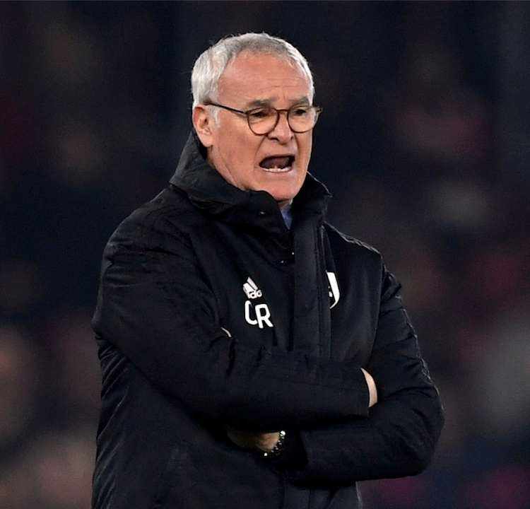 Claudio Ranieri shouts instructions during a past match