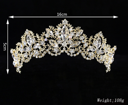 Title 1, Rhinestone Alloy Hair Decoration Headdress for ...