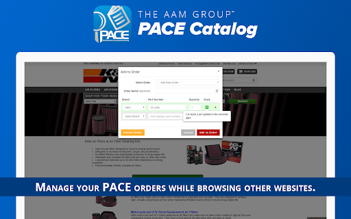 PACE Catalog