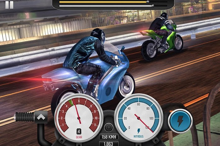  Top Bike: Racing & Moto Drag- screenshot 