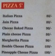 Jasubens Old Pizzas menu 2