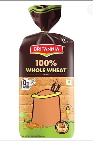 Britannia Whole Wheat Bread - 400 gm