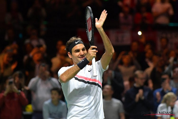 Herboren Federer schaart zich met tweede zege bij laatste vier