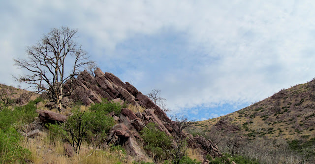 Approaching the ridge