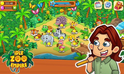 Idle Zoo Empire Happy Animal in Wild Away Park