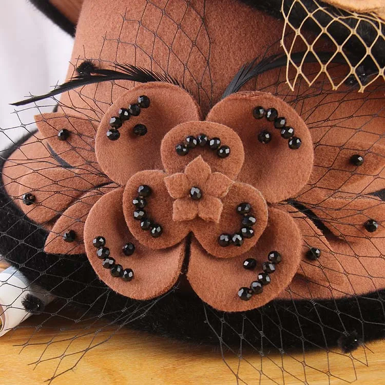 Title 11, Vuneni šešir Bucket Ladies Handmade Mesh