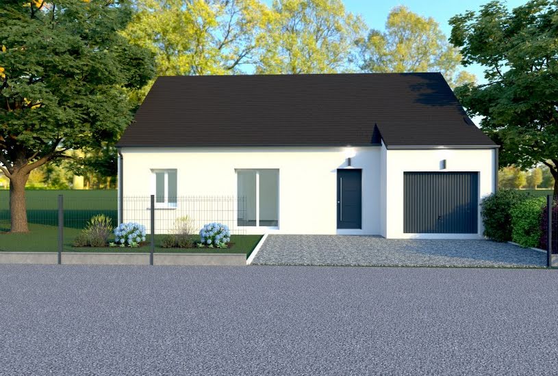  Vente Terrain + Maison - Terrain : 400m² - Maison : 80m² à Tauxigny (37310) 